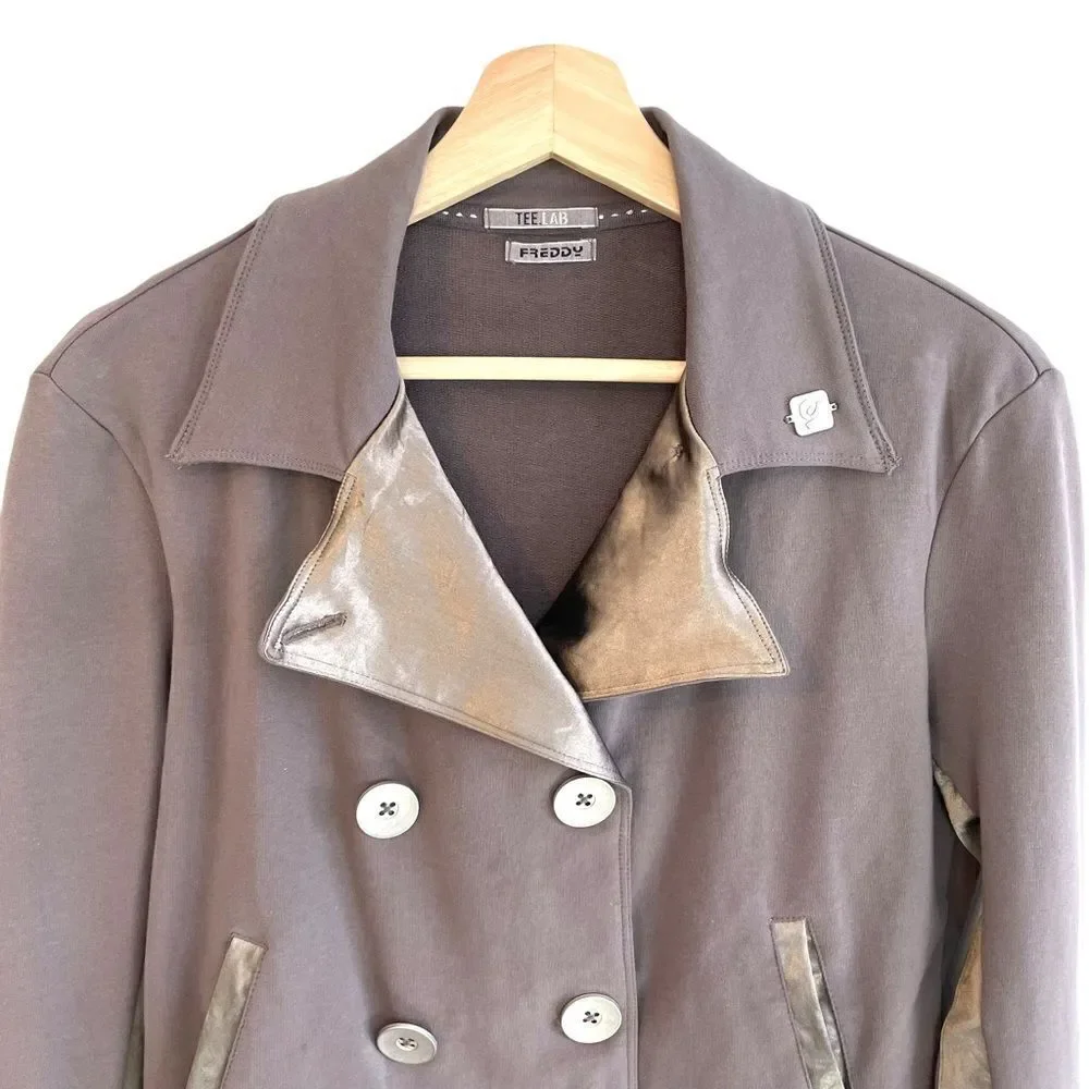 Freddy Tee Lab Button Up Spring Blazer Jacket - Picture 2 of 7